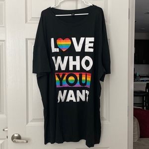 PRIDE 🏳️‍🌈 oversized T-Shirt/Dress.  Brand new. Original packaging